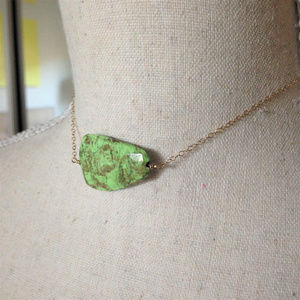 Unique Beautiful Turquoise Stone Necklace